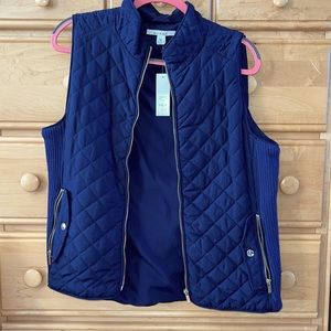 Francesca’s Vest Jacket - Navy